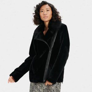 UGG Women's Nadine Short Shearling Jacket